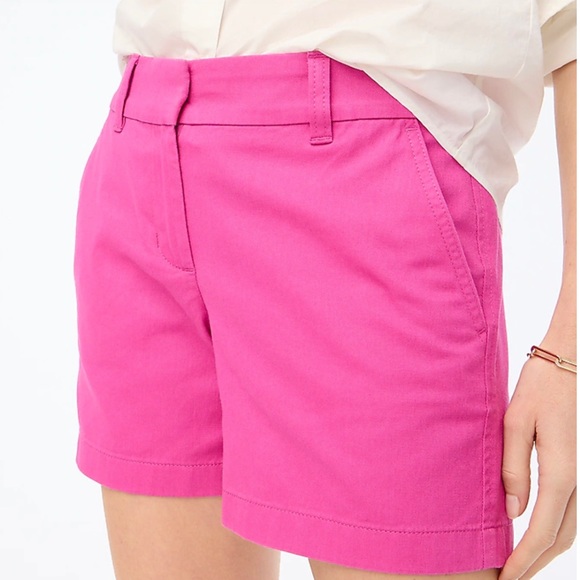 J. Crew Factory Pants - J.Crew Factory NWT Pink 5" classic chino short -Size 14